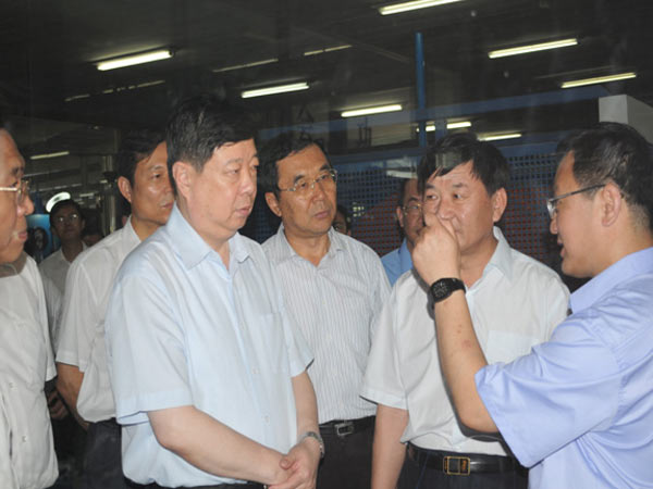 Jiang Yikang, Shandong Provincial Party Secretary came to the company for field survey and guidance
